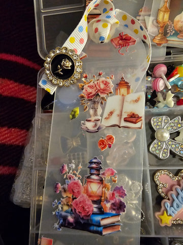 Welcome to our enchanting collection of Handmade Book Bookmarks with decals where each piece is crafted with love and attention to detail.
