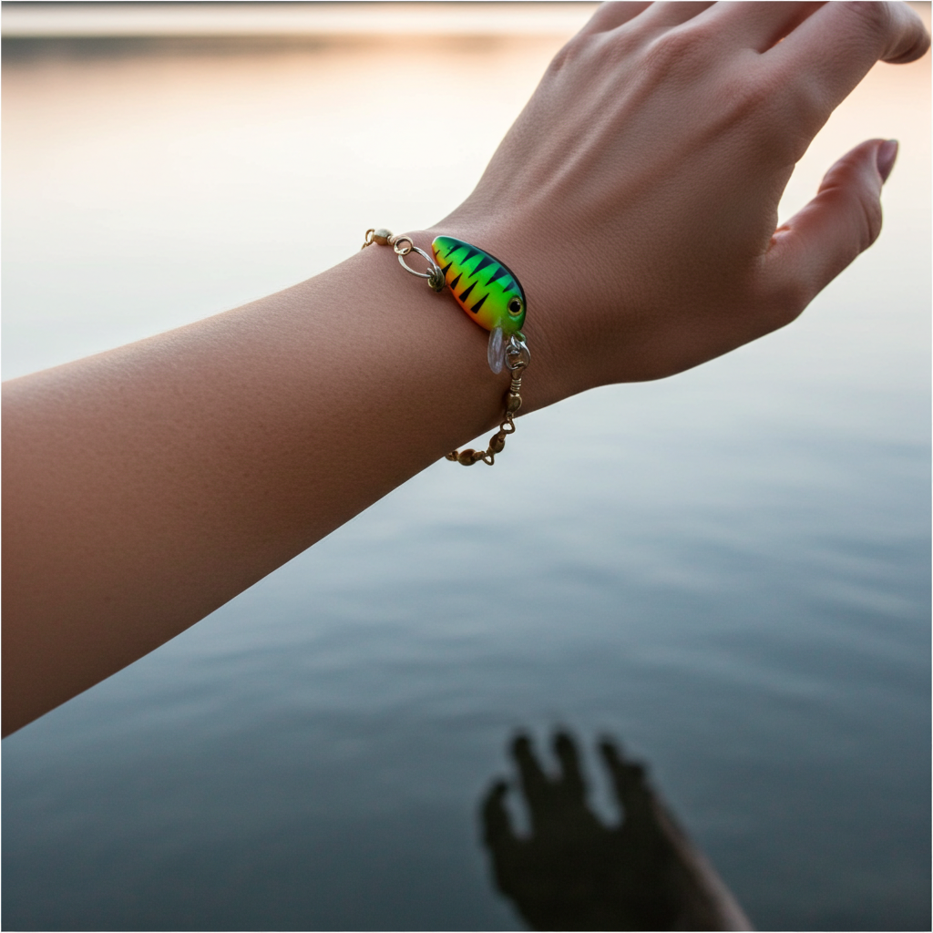 handmade Fishing Lure Bracelet - Clay By Design