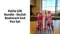 Petite Gift Bundle - Stylish Bookmark and Pen Set by@Outfy